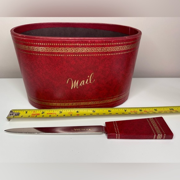 Vintage Mail Opener and Desk Letter Organizer - Picture 5 of 5